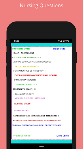 Nursing Papers & Questions Screen 2