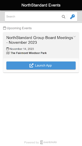 Android application NorthStandard Events screenshort