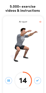 Virtuagym Fitness Tracker - Home & Gym Screenshot