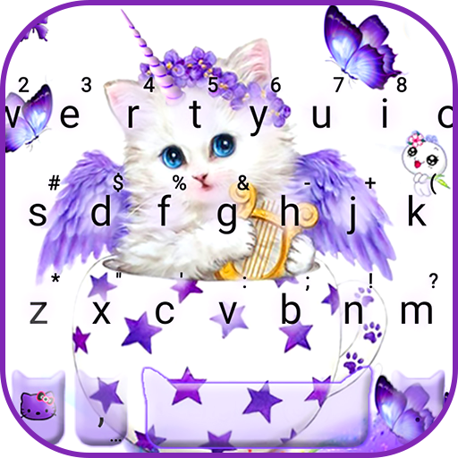 Butterfly Unicorn Cat Keyboard  Icon