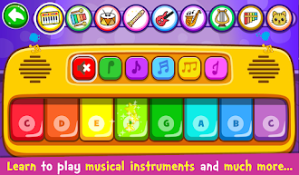 Game screenshot 子供のためのピアノ - 音楽と曲 mod apk