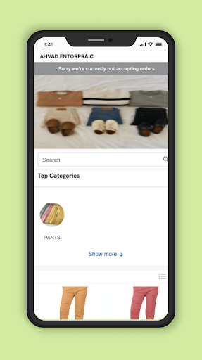 Android application Avadh Enterprise screenshort