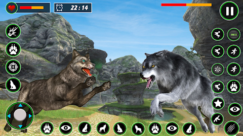 Wolf Games: Wolf Simulator 3Dのおすすめ画像3