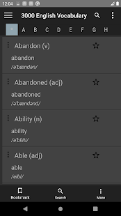 common English Vocabulary Screenshot