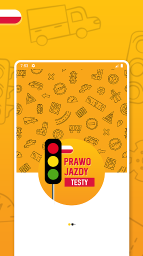 Android application Testy na prawo jazdy screenshort