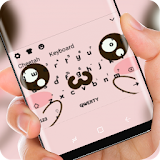 cute cartoon pink theme icon