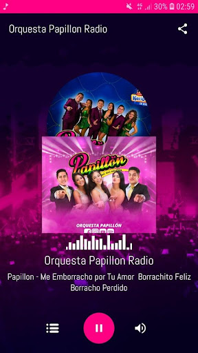 Orquesta Papillon Radio Screen 2