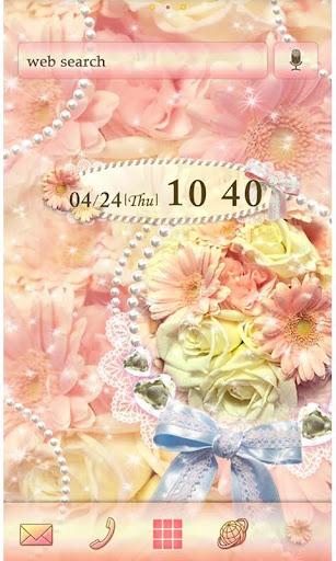 Android application Heart and Ribbon Wallpaper screenshort