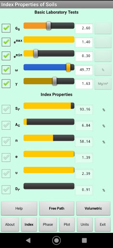 Index Properties of Soils Screen 2