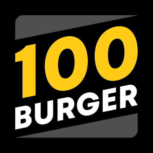 100Burger logo