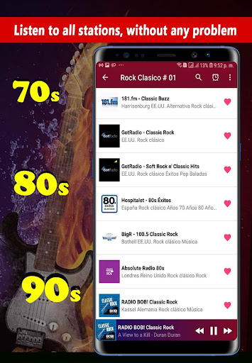 Classic Rock Music Screen 3