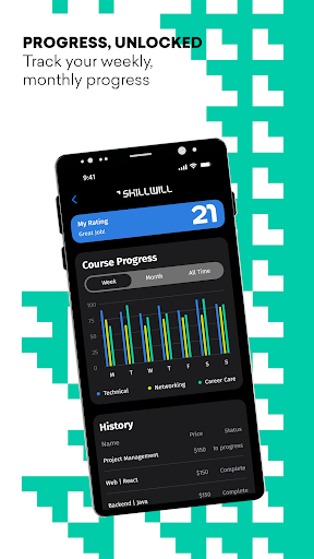 Android application Skillwill screenshort