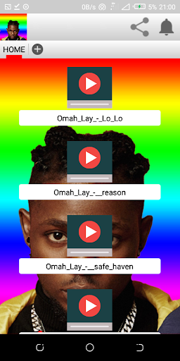OMAH LAY ALL SONGS Screen 2