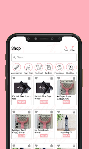 Beauty hub Screen 3