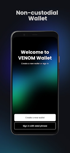 Android application Venom Blockchain Wallet screenshort