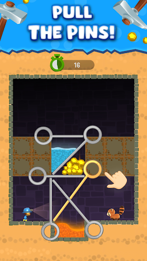 Mine Rescue: Gold Mining Games - Puzzle - games