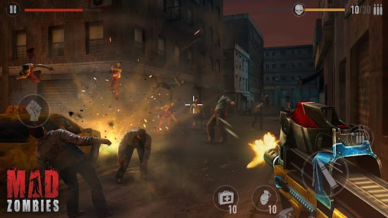 Zombie Spiele : MAD ZOMBIES Screenshot