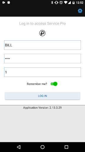 Android application Service Pro Mobile 2.13 screenshort