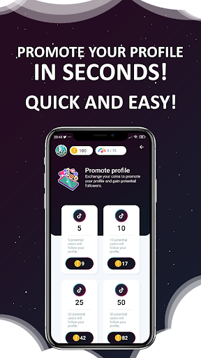 TikUP - Gain followers Screen 3