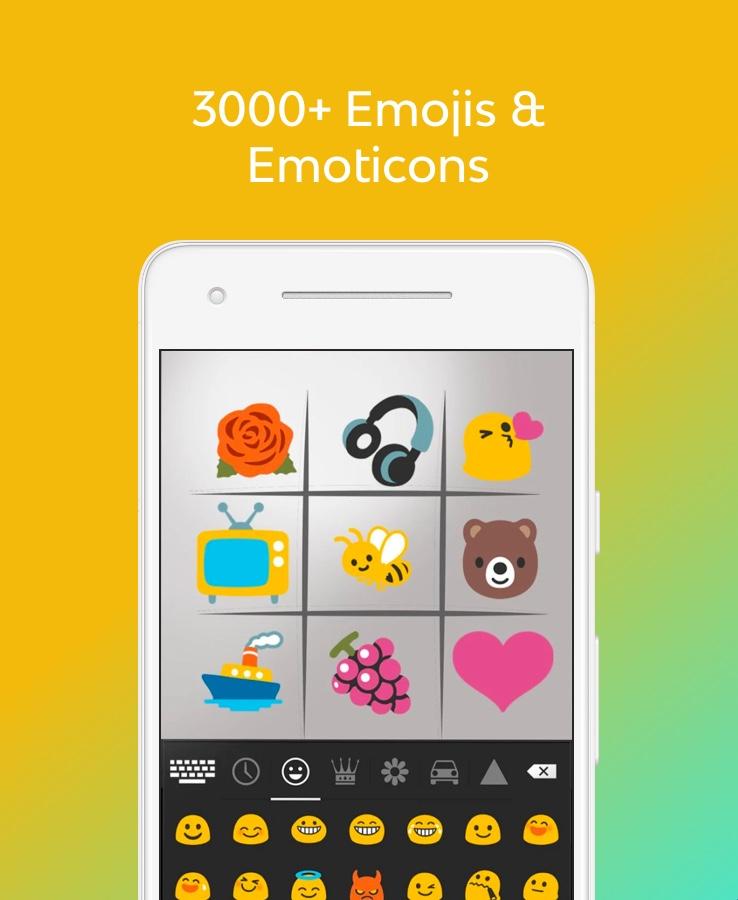 Android application Voyage Emoji Keyboard screenshort