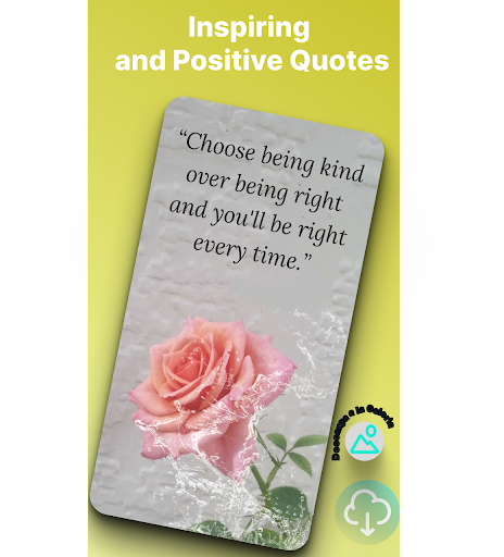 Android application Inspiring and Positive Quotes screenshort