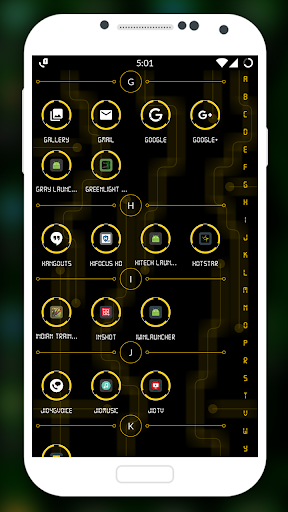 Screenshot of Hi-tech launcher 2025