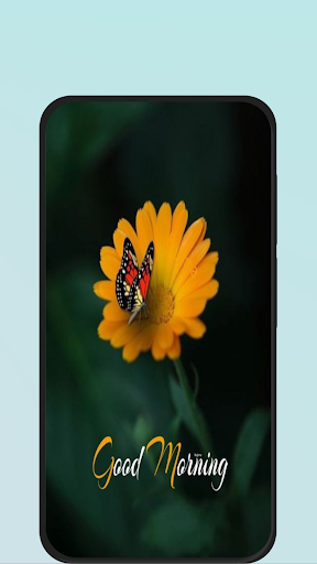Android application good morning flower images screenshort