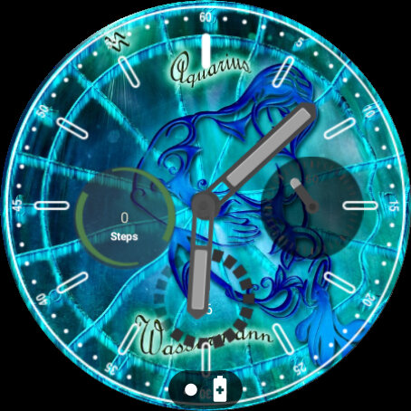Aquarius zodiac symbol Watch Screen 3