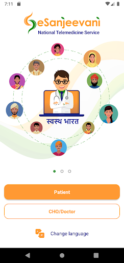 eSanjeevani - MoHFW Screen 2