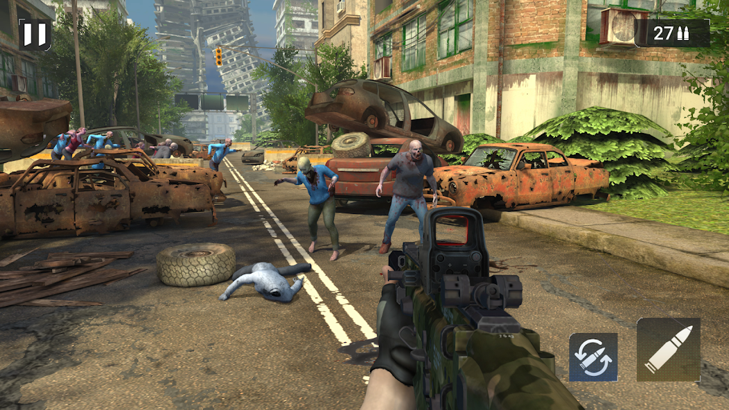 تحميل لعبة Zombie Apocalypse: Shootout مهكرة 2024 للاندرويد