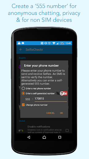 SelfieCheckr Secure Messenger