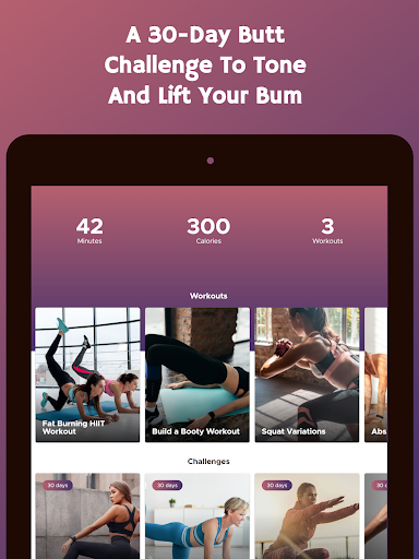 Screenshot of 30 Day Butt Lift Challenge