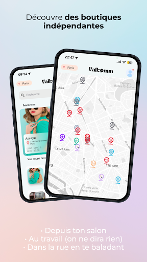 Android application Valkomm screenshort