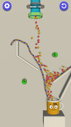 Balls on Rope Puzzle - Screenshot 4