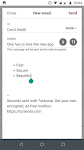 screenshot of Tutanota - Encrypted Email