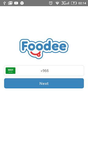 Android application Foodee Driver screenshort