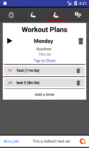 WorkOut Timer and Planner