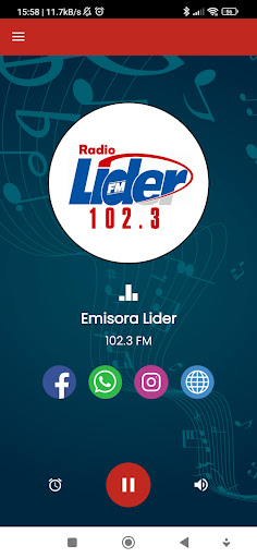 Emisora Líder 102.3 FM Screen 2