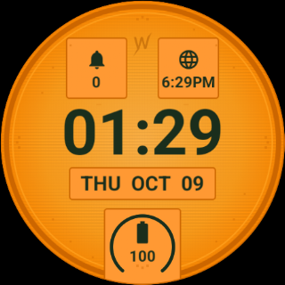 Retro LCD Watch Face screenshot 6