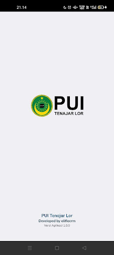 Android application Siswa PUI Tenajar Lor screenshort