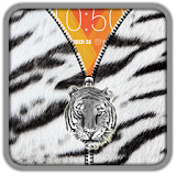 White Tiger Zipper UnLock icon