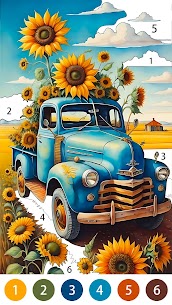 Vintage Color by Number Game 4
