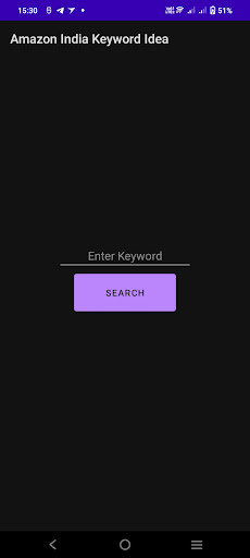 Android application Amazon India Keyword Idea screenshort