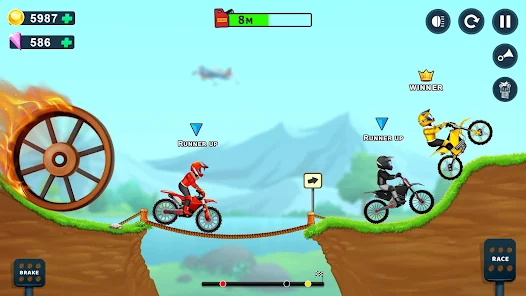 Jogos de Moto para Crianças - Corrida de Motos - Vídeo para