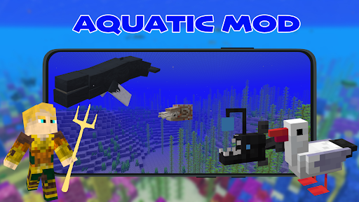 Aquatic Mod For Minecraft PE 3
