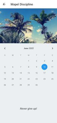 Mapel Discipline Agenda & Note Screen 3