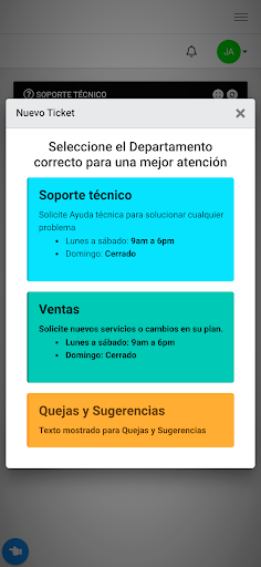MasPC Cliente ekran görüntüsü