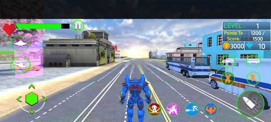 Mech Robot Car Games 3d