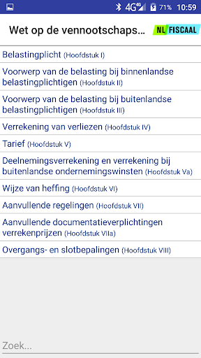 NLFiscaal Wetten App Screen 3