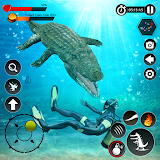Hungry Animal Crocodile Games icon